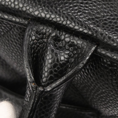 Chanel 2003-2004 Black Caviar Skin Bowling Bag 27