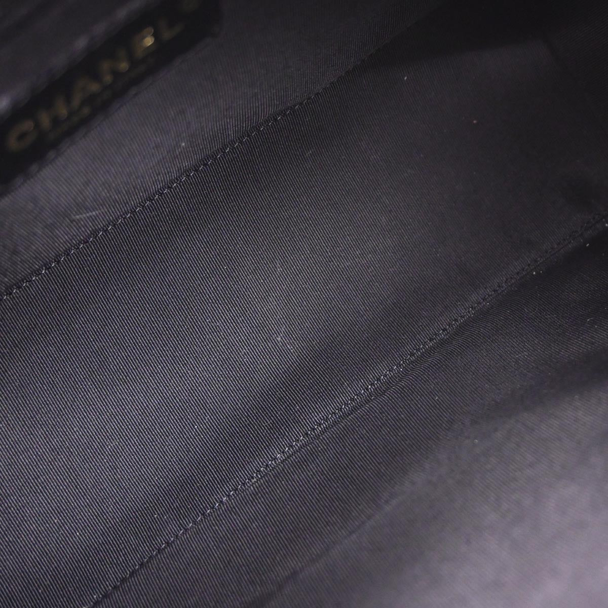 Chanel 2003-2004 Black Caviar Skin Bowling Bag 27