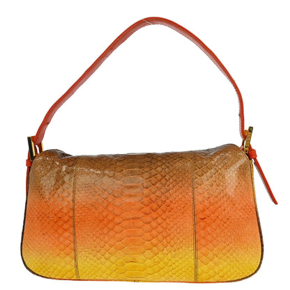 Fendi * Orange Python Handbag