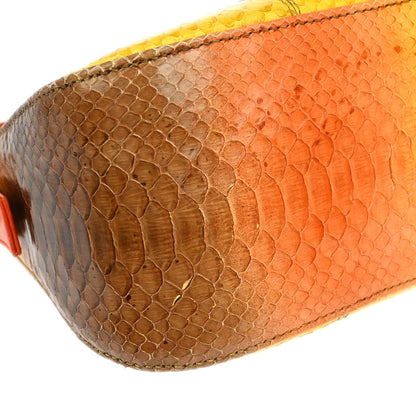 Fendi * Orange Python Handbag
