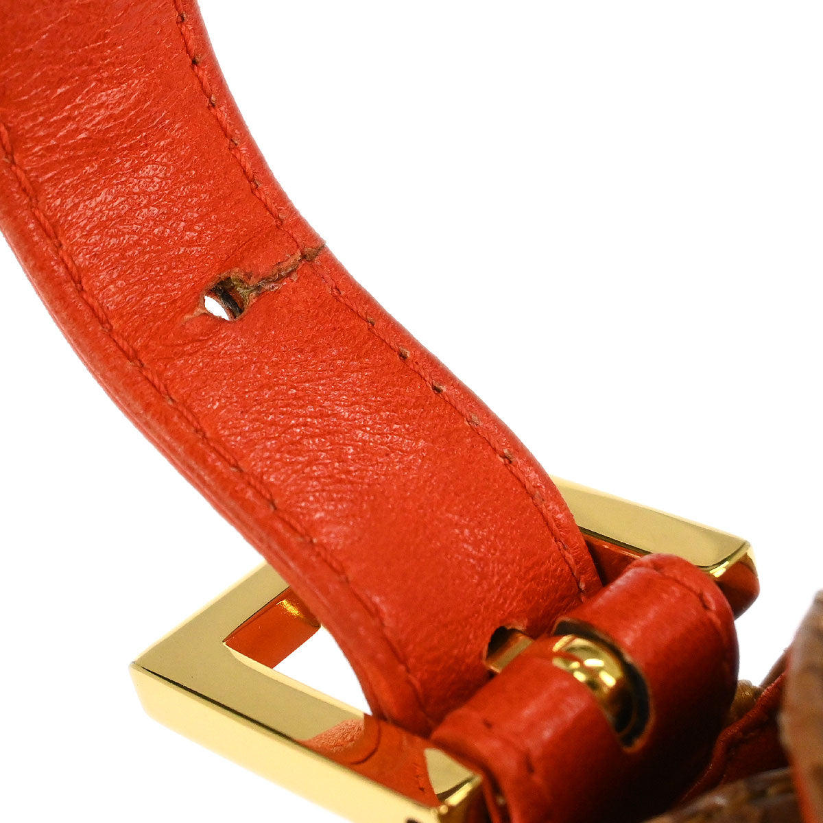 Fendi * Orange Python Handbag