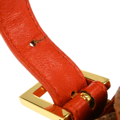 Fendi * Orange Python Handbag