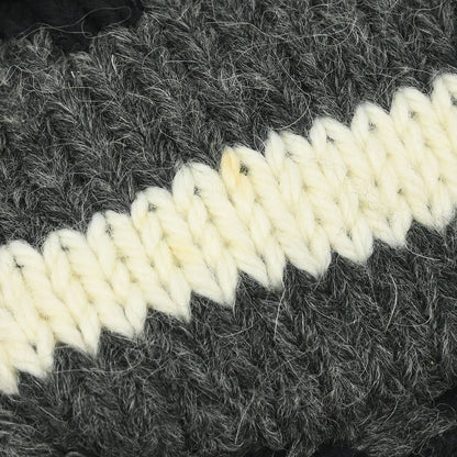 Fendi Gray Wool Baguette Handbag