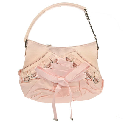 Christian Dior Pink Satin Ballet Corset Bag Handbag