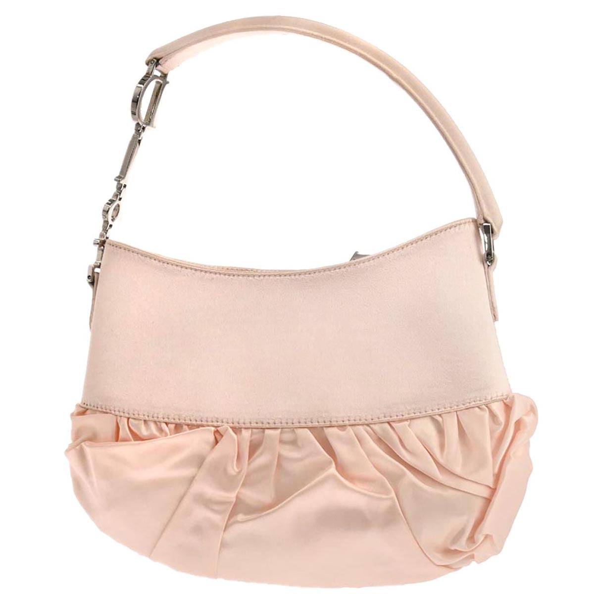 Christian Dior Pink Satin Ballet Corset Bag Handbag