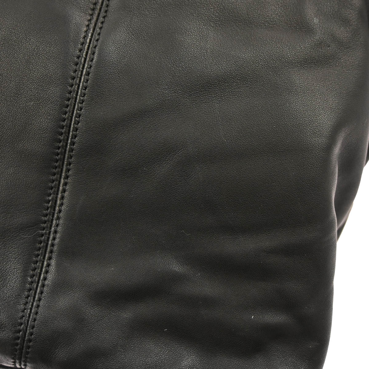 Loewe Black Leather Carrier GM Tote Handbag