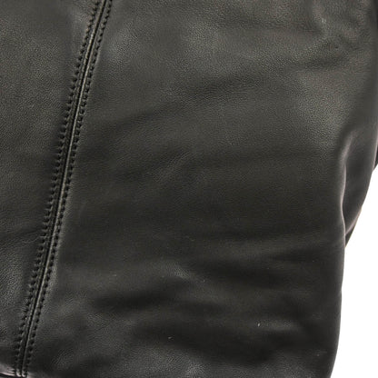 Loewe Black Leather Carrier GM Tote Handbag