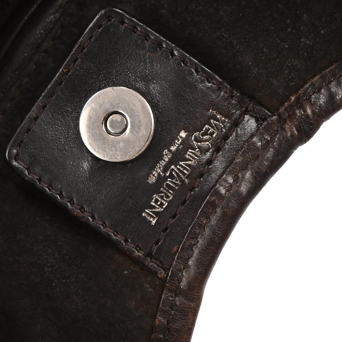 Yves Saint Laurent Brown Medium Mombasa Hobo Handbag