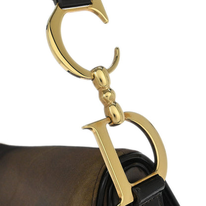 Christian Dior 2001 Brown Double Saddle Handbag