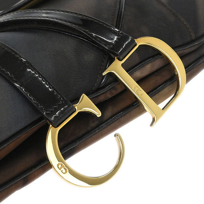 Christian Dior 2001 Brown Double Saddle Handbag