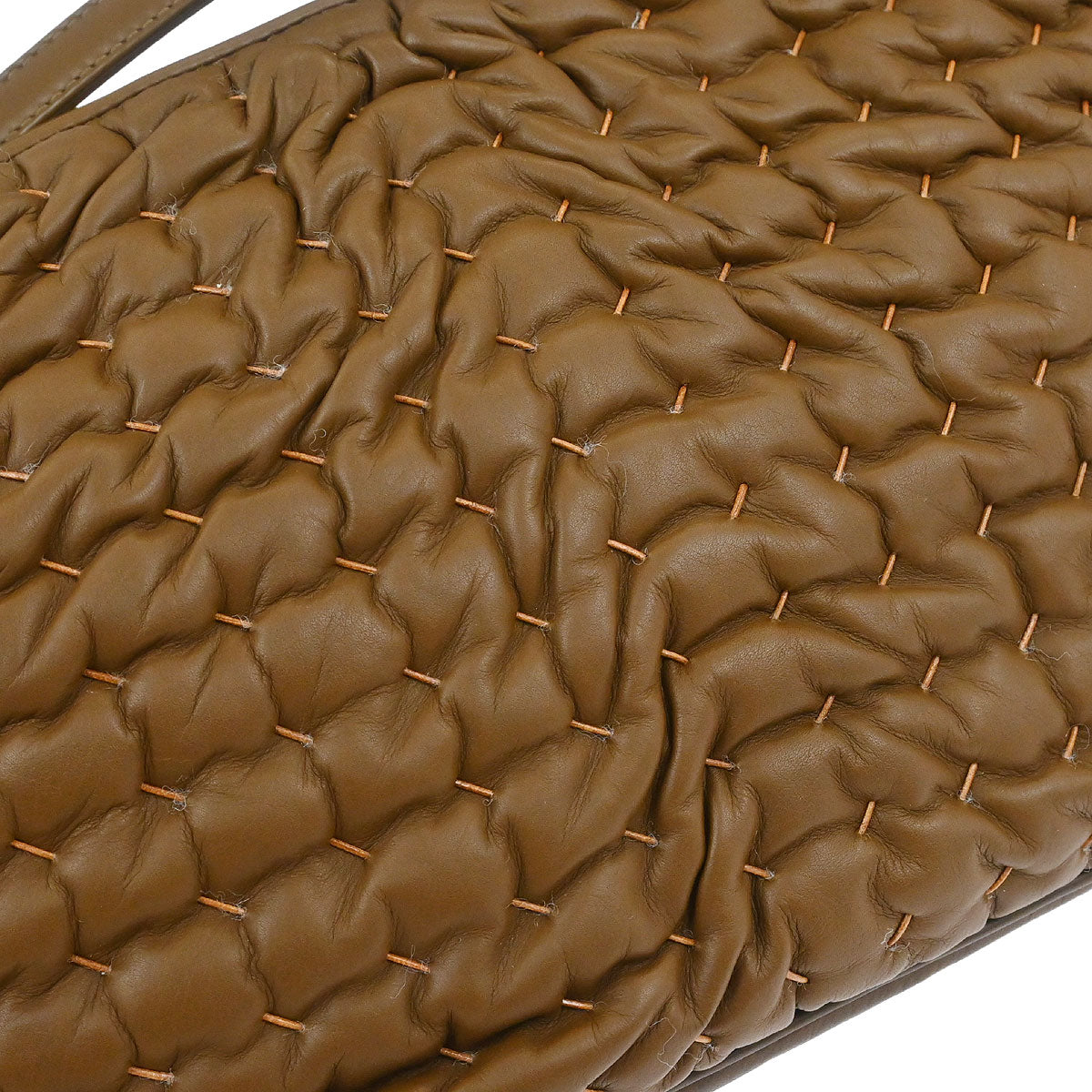 Bottega Veneta Brown Leather Handbag