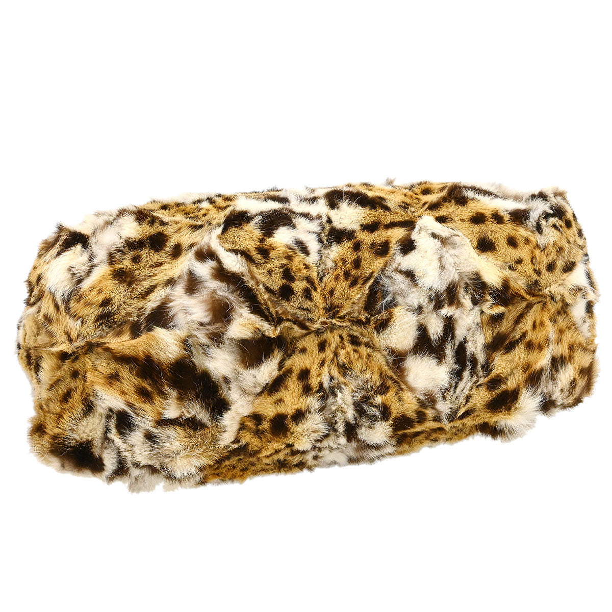 Fendi *Brown Lynxcat Tote Handbag