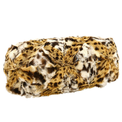 Fendi *Brown Lynxcat Tote Handbag