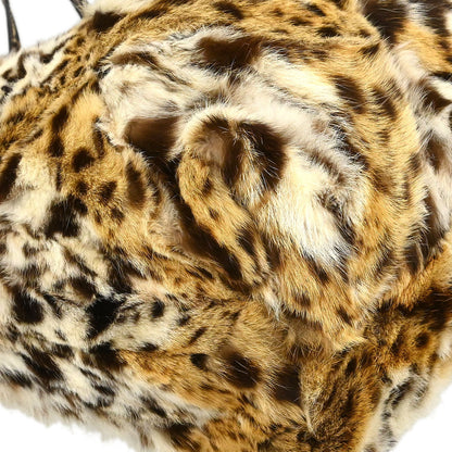 Fendi *Brown Lynxcat Tote Handbag