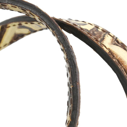 Fendi *Brown Lynxcat Tote Handbag