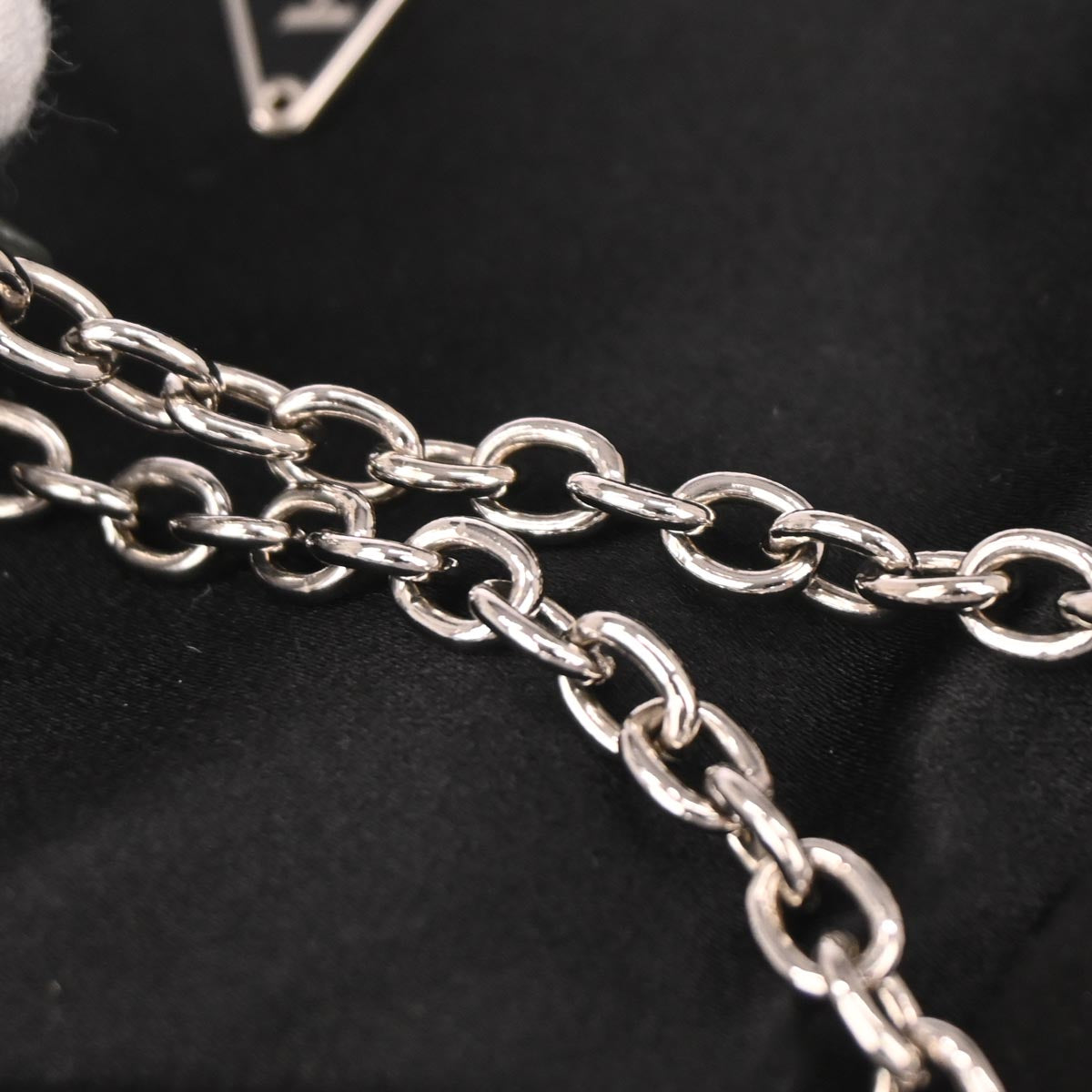 Prada Black Satin Kisslock Pochette Shoulder Bag