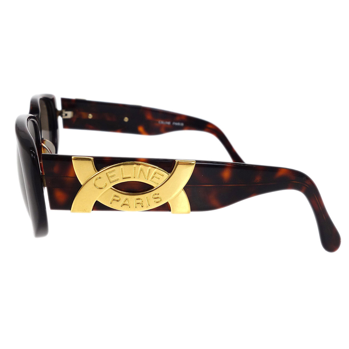 Celine Sunglasses Eyewear Brown Small Good