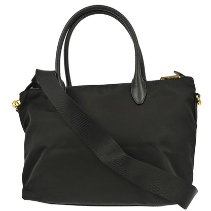 Prada Black Nylon 2way Shoulder Handbag