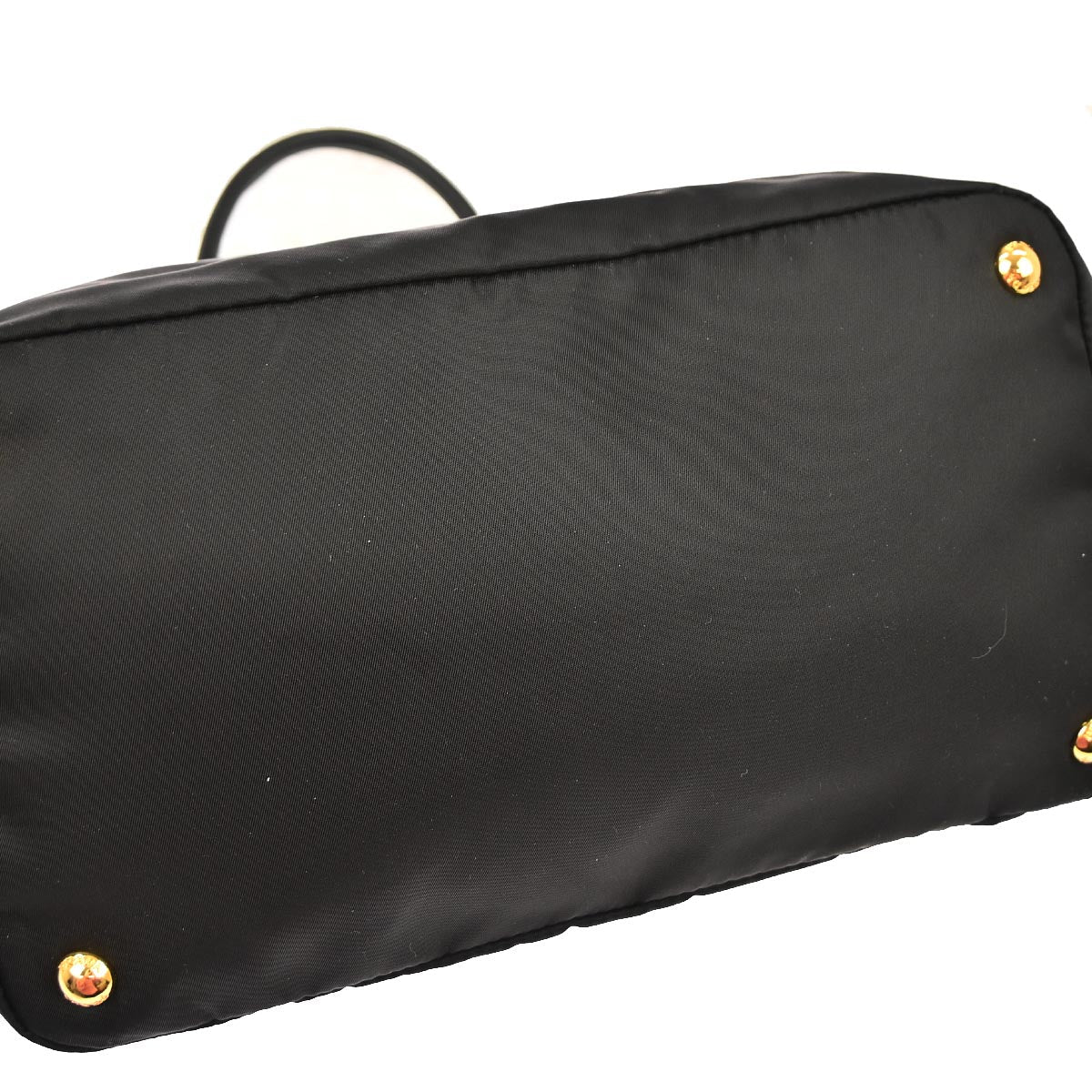 Prada Black Nylon 2way Tote Shoulder Handbag