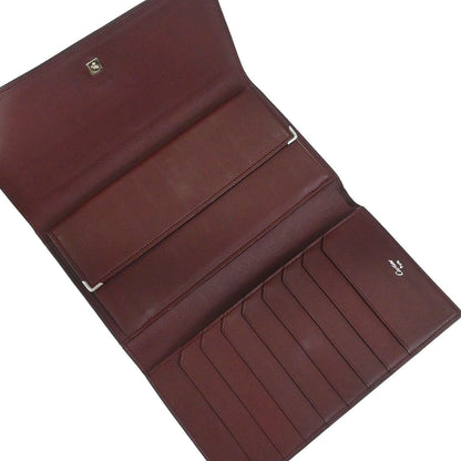 Cartier Wallet Leather Bordeaux