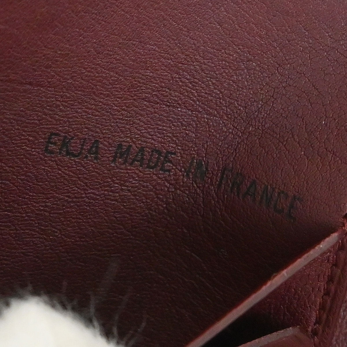 Cartier Wallet Leather Bordeaux