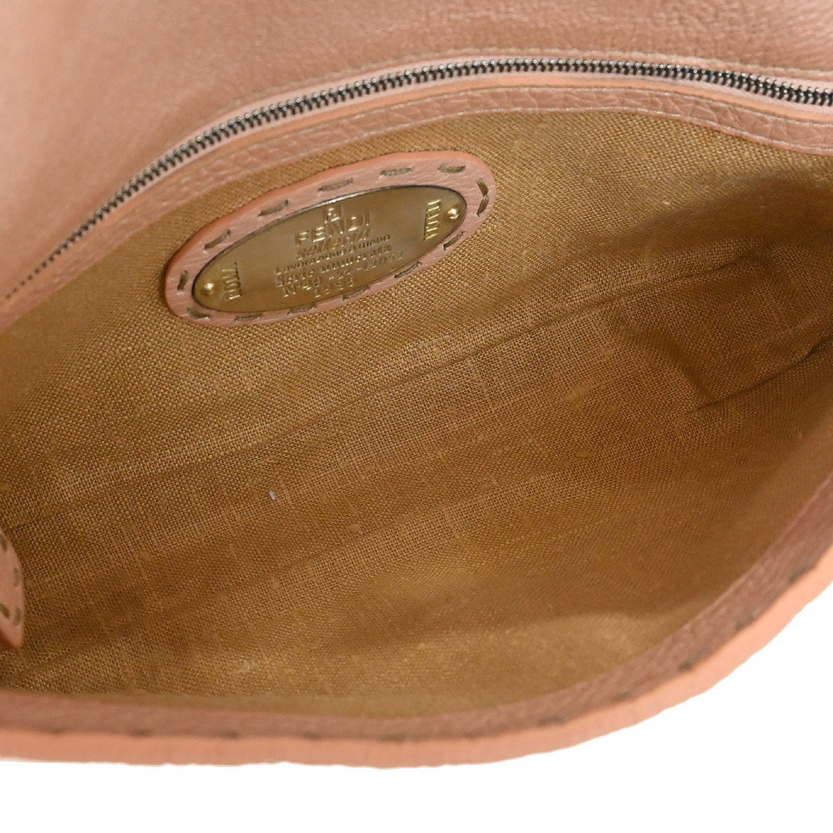 Fendi Pink Selleria Baguette Handbag