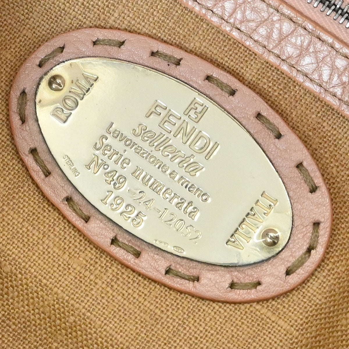 Fendi Pink Selleria Baguette Handbag