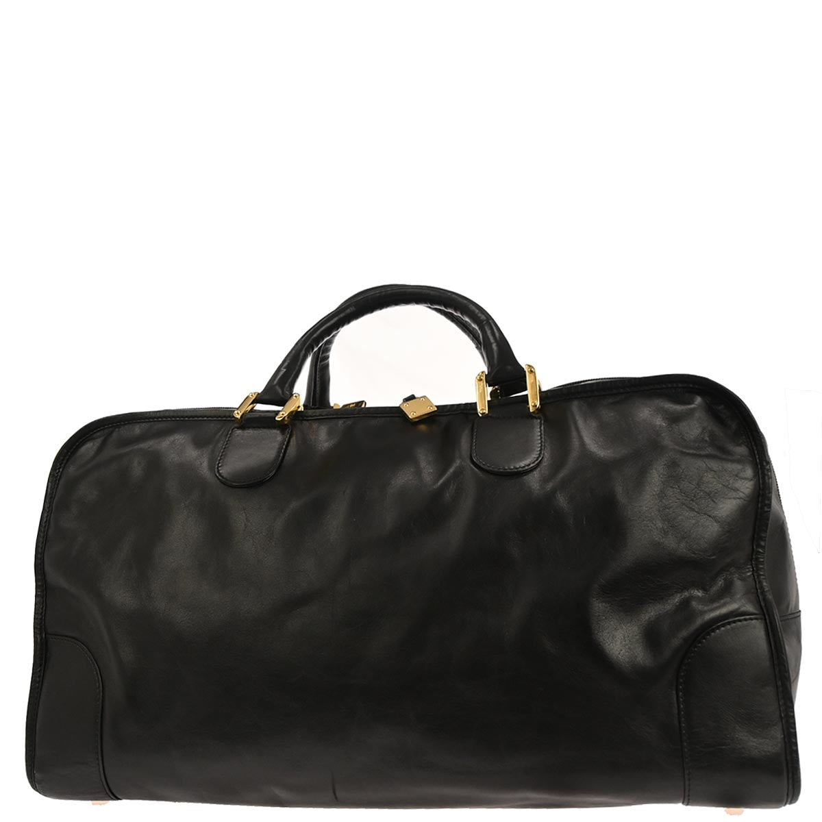 Loewe Black Leather Amazona 50 Handbag