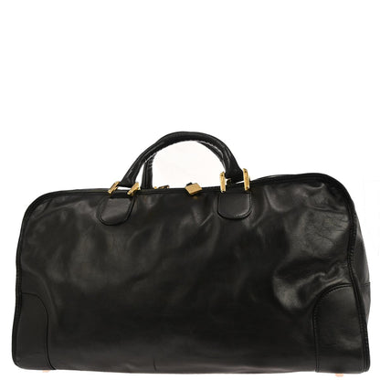 Loewe Black Leather Amazona 50 Handbag