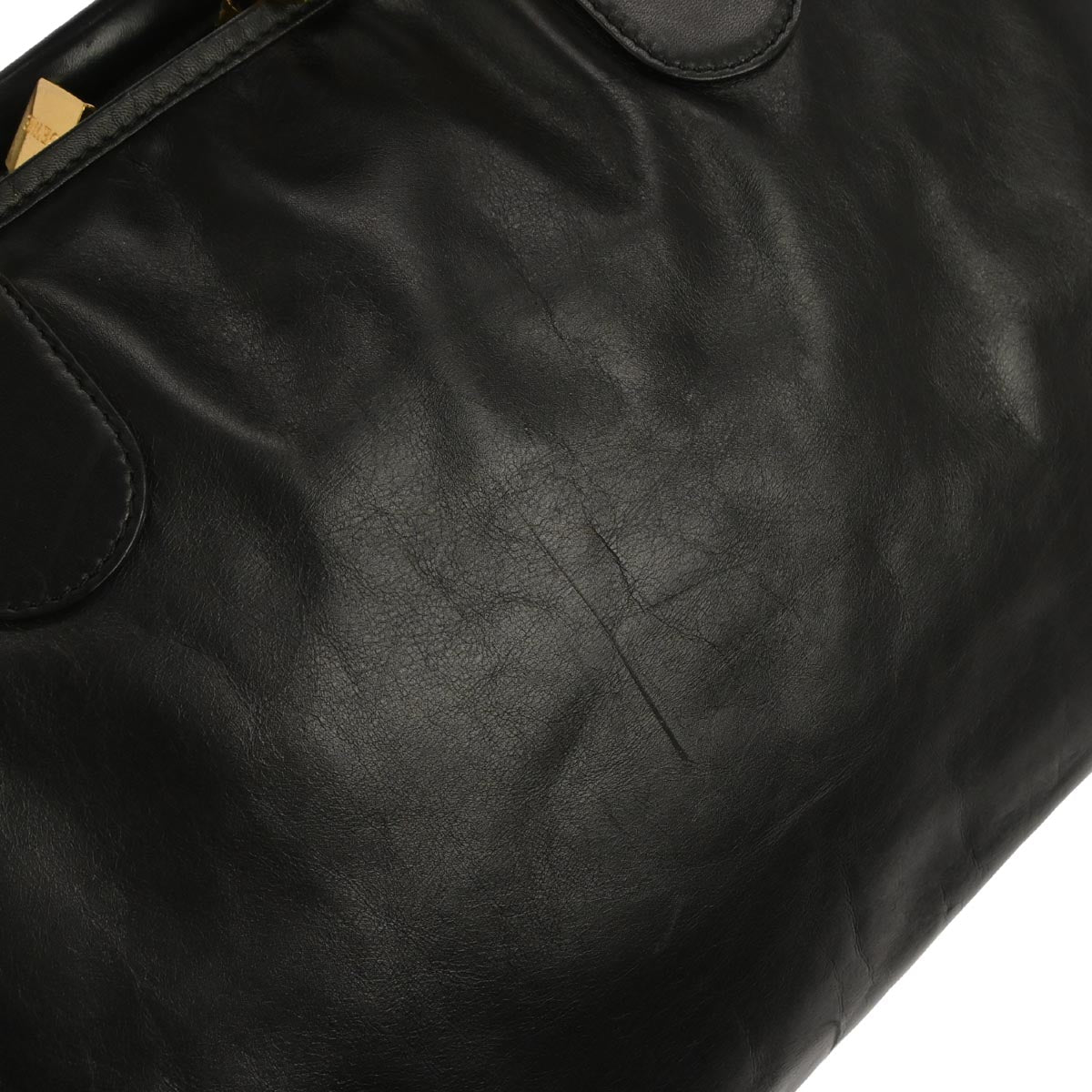 Loewe Black Leather Amazona 50 Handbag