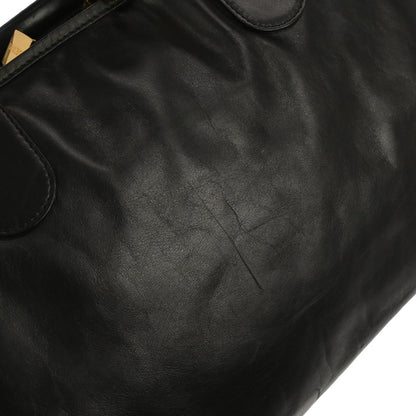 Loewe Black Leather Amazona 50 Handbag