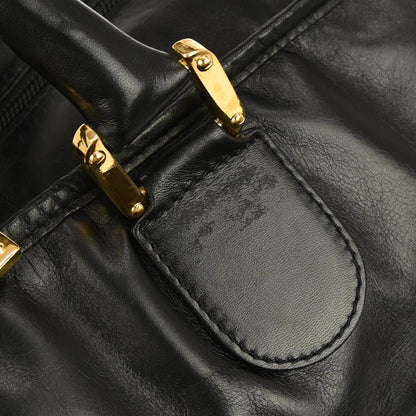 Loewe Black Leather Amazona 50 Handbag