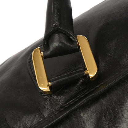 Loewe Black Leather Amazona 50 Handbag