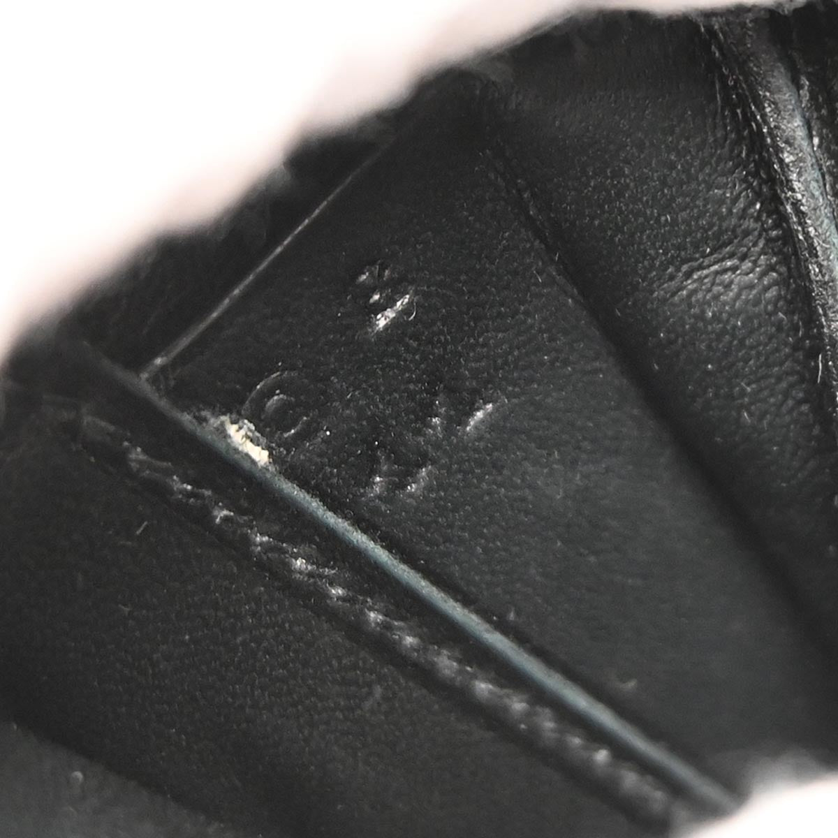 Hermes * Black Porosus Lydie Clutch Shoulder Bag