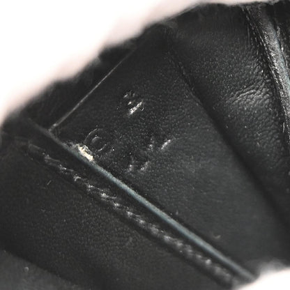 Hermes * Black Porosus Lydie Clutch Shoulder Bag