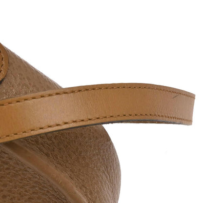 Christian Dior Brown Leather Shoulder Bag