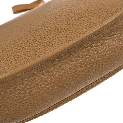 Christian Dior Brown Leather Shoulder Bag
