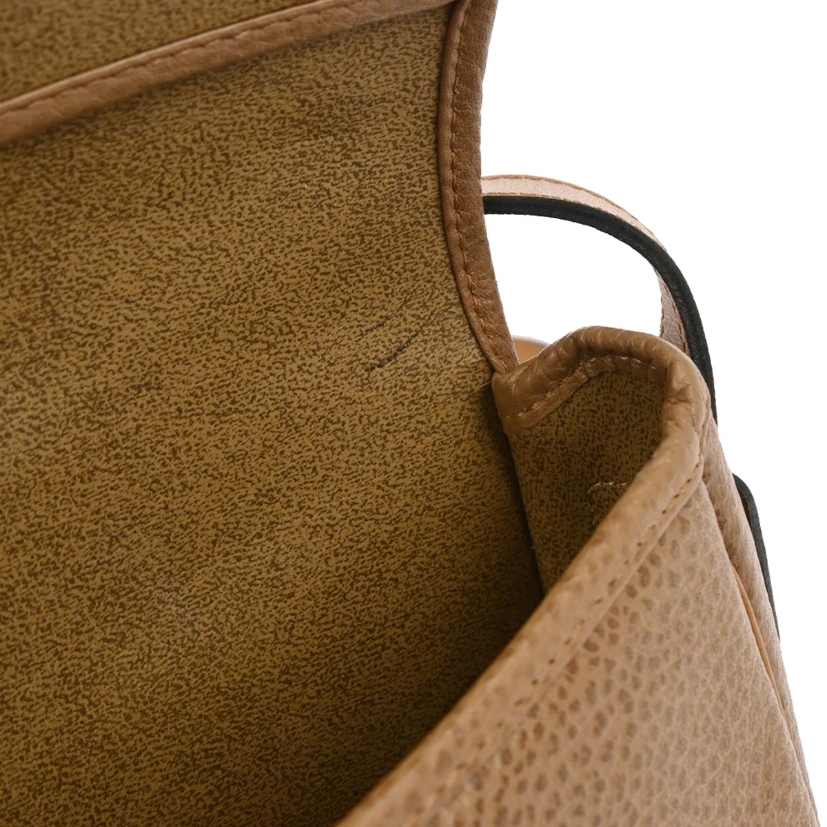 Christian Dior Brown Leather Shoulder Bag