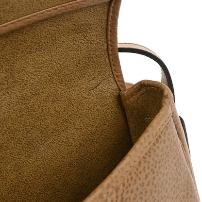 Christian Dior Brown Leather Shoulder Bag