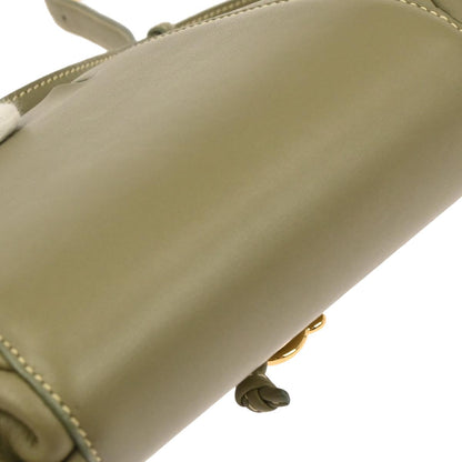 Loewe Khaki Leather Drawstring Shoulder Bag