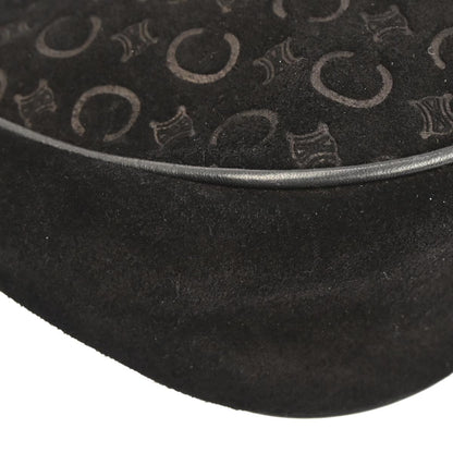 Celine Black Suede C Macadam Handbag