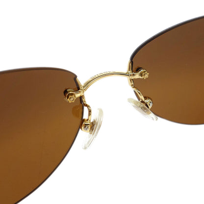 Chanel Sunglasses Eyewear Brown Small Good