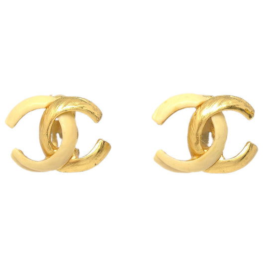 Chanel CC Clip-On Earrings Gold 00T