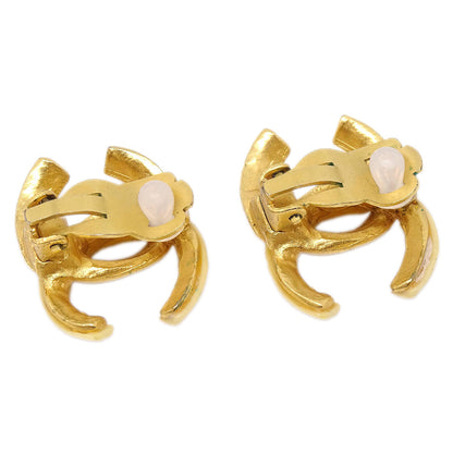 Chanel CC Clip-On Earrings Gold 00T