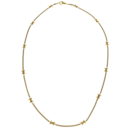 Celine Gold Chain Macadam Necklace