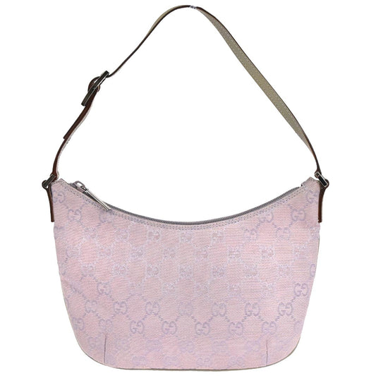 Gucci Purple Canvas GG Handbag