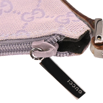 Gucci Purple Canvas GG Handbag