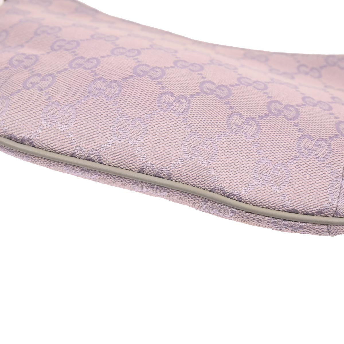 Gucci Purple Canvas GG Handbag