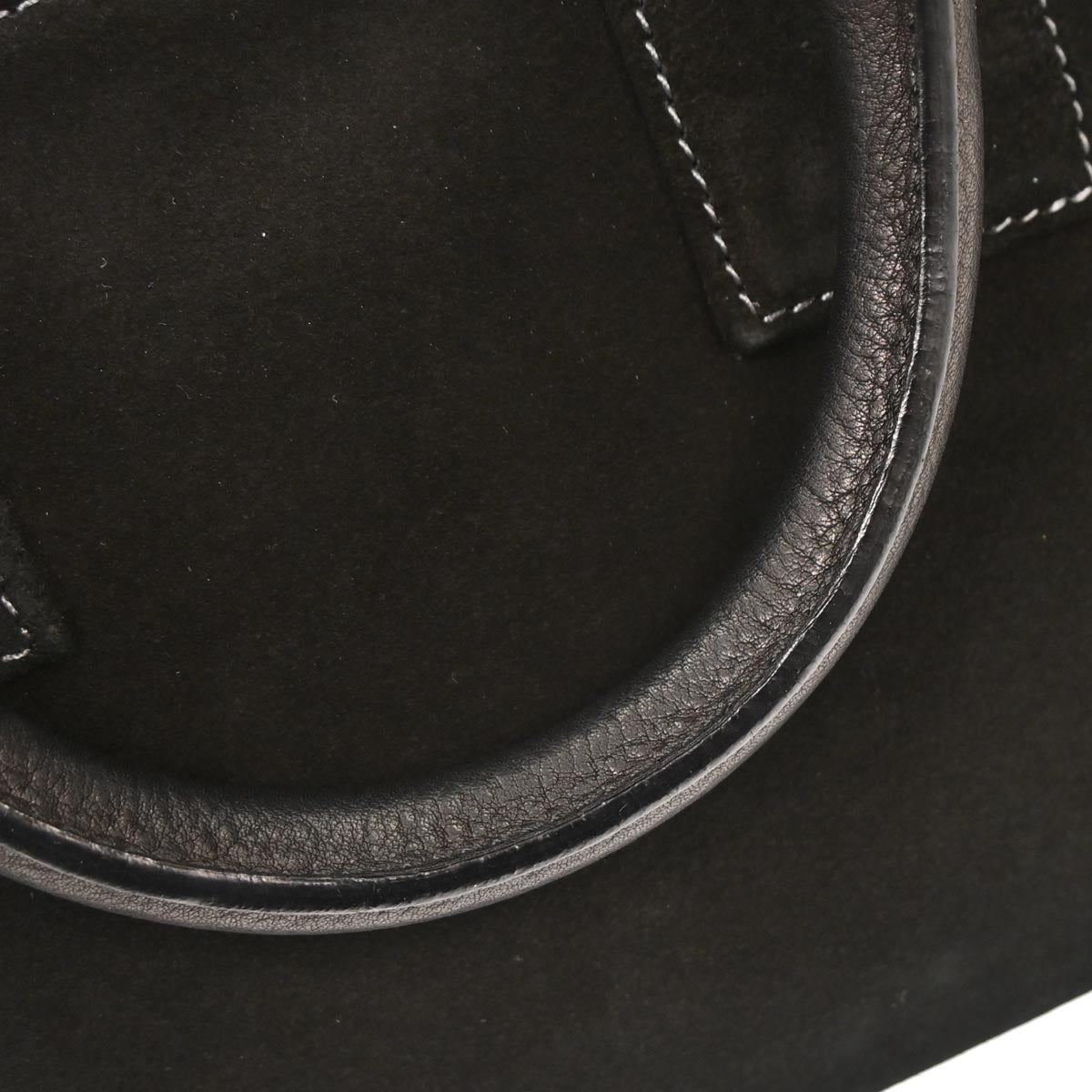 Loewe Black Suede Rhinestone Amazona 28 Handbag