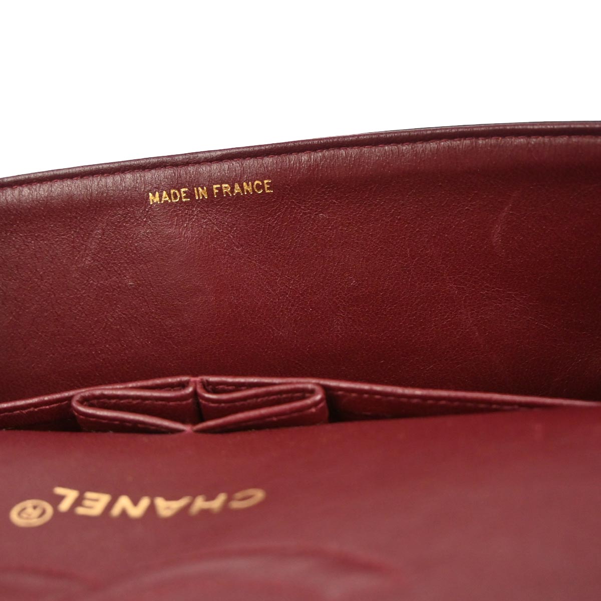 Chanel Black Lambskin Medium Classic Double Flap Shoulder Bag